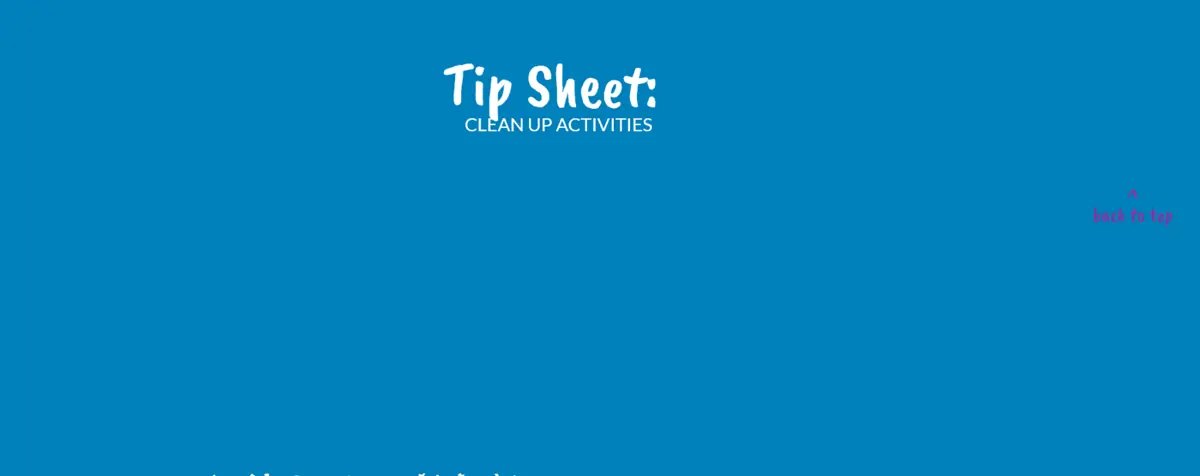 TIP SHEET: MOVEMENT ACTIVITIES-Horizons For Homeless Children